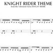 Knight Rider Noten